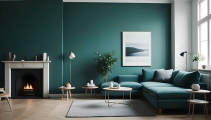 Photo interior modern design room 3d illustration