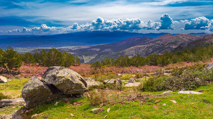 Paso de los Lobos Viewpoint, Las Batuecas Sierra de Francia Natural Park, Salamanca, Castilla y...