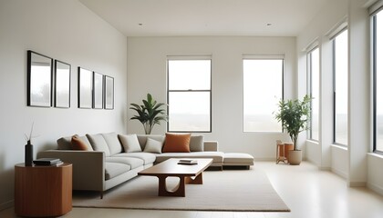 Photo interior modern design room 3d illustration