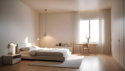 Photo interior modern design room 3d illustration