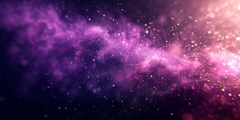 Fototapeta premium Abstract background and Fading purple Particles designed background