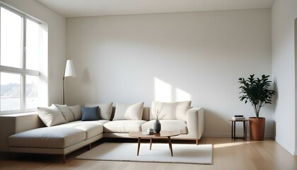 Photo interior modern design room 3d illustration