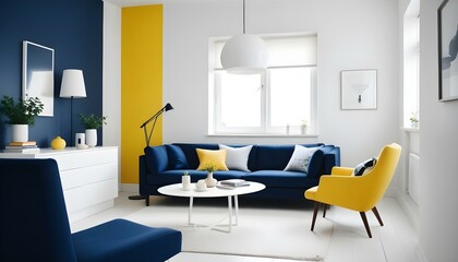 Photo interior modern design room 3d illustration