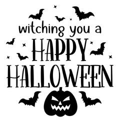 Obraz premium Halloween round welcome sign, Halloween door hanger sign