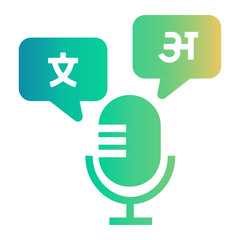 microphone Gradient icon