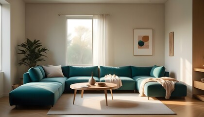 Photo interior modern design room 3d illustration