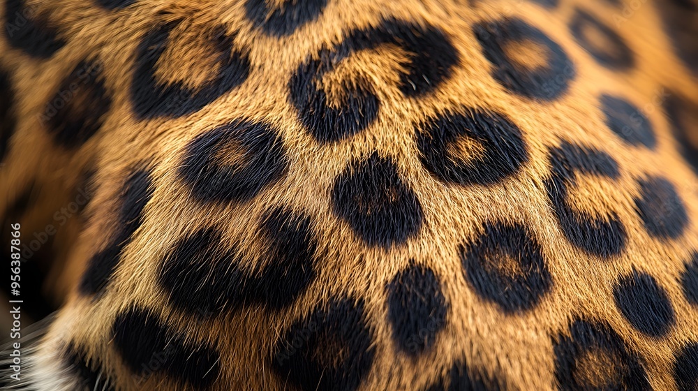 Poster stunning macro photography showcasing the intricate rosette patterns and textures of a leopard s fur