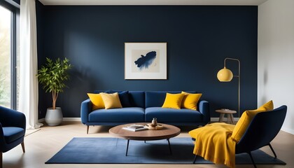 Photo interior modern design room 3d illustration