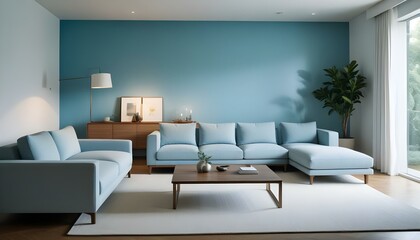 Photo interior modern design room 3d illustration