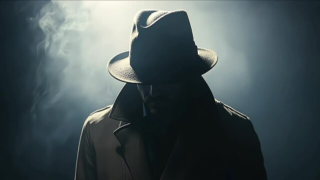 The mysterious man in shadows