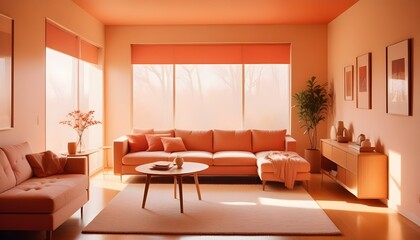 Photo interior modern design room 3d illustration