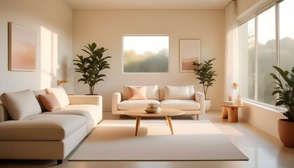 Photo interior modern design room 3d illustration