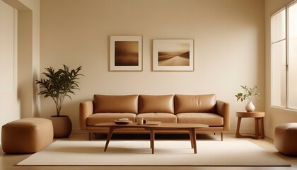 Photo interior modern design room 3d illustration