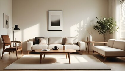 Photo interior modern design room 3d illustration