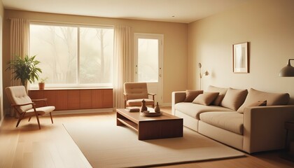 Fototapeta premium Photo interior modern design room 3d illustration