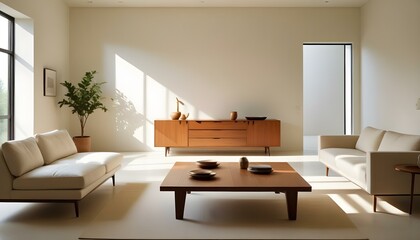 Fototapeta premium Photo interior modern design room 3d illustration