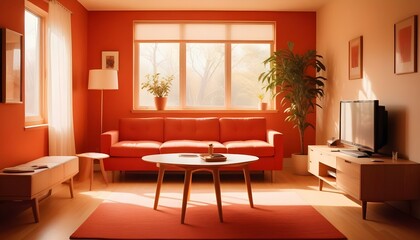 Photo interior modern design room 3d illustration