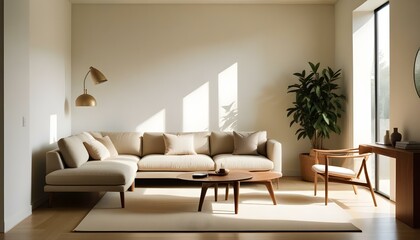 Photo interior modern design room 3d illustration