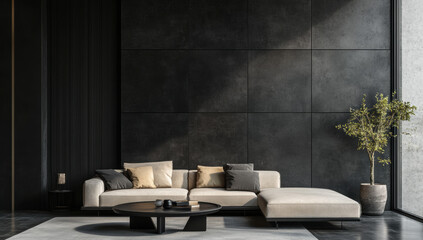 Modern Living Room Interior.