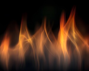 blurred fire flames background