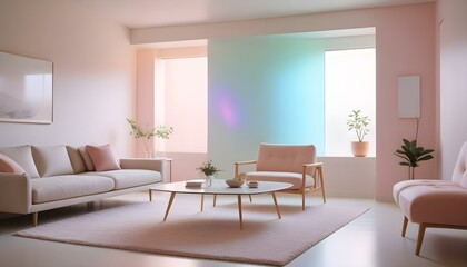 Fototapeta premium Photo interior modern design room 3d illustration