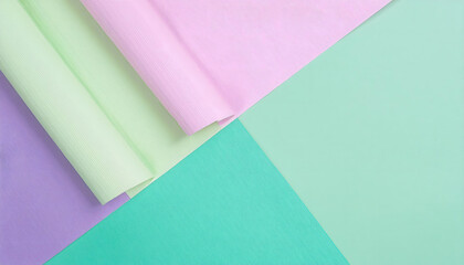 Minimalist geometric background with pastel color