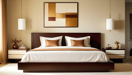 Photo interior modern design room 3d illustration