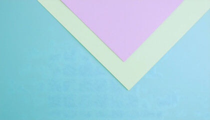 Minimalist geometric background with pastel color