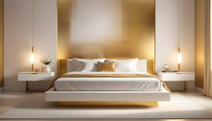 Photo interior modern design room 3d illustration