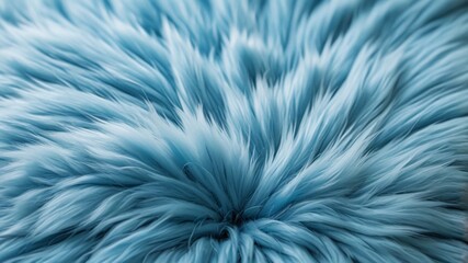 Obraz premium Close-up shot of soft, blue fur texture.