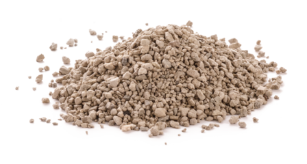 A pile of cat litter. Cat litter texture.