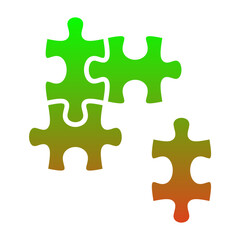 Fototapeta premium Puzzle Icon