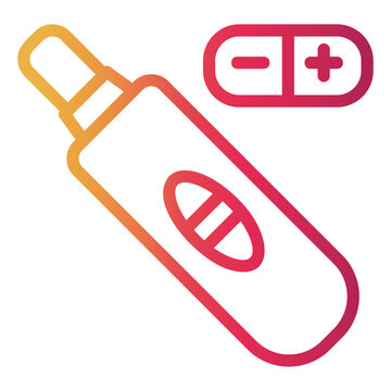pregnancy Line Gradient Icon