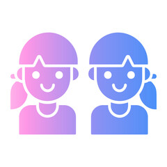 twins Gradient icon