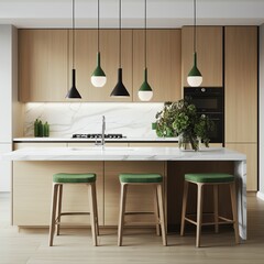 Modern Kitchen: A Blend of Luxury and Functionality