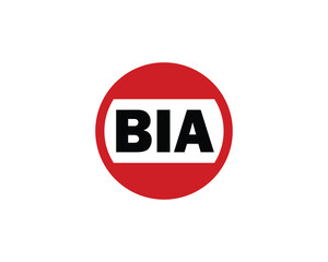 BIA logo design vector template. BIA