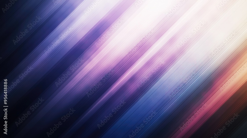 Poster Gradient diagonal stripes with a smoky overlay, creating an abstract background that is both mysterious and modern.