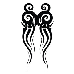 Tattoo designs. Tattoo tribal vector designs. Art tribal tattoo.