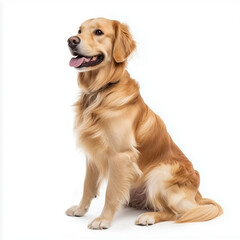 Obraz premium Dog full body shot isolated on white background