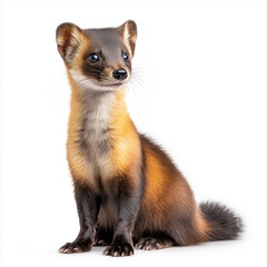Fototapeta premium Marten full body shot isolated on white background