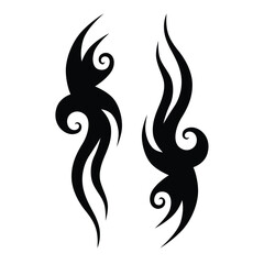 Tattoo designs. Tattoo tribal vector designs. Art tribal tattoo.