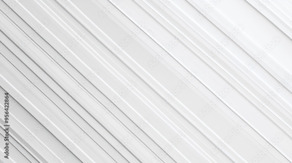 Aufkleber minimalist abstract background with faint diagonal stripes on a plain white backdrop, offering a cle