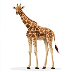 Obraz premium vector graphic of a giraffe