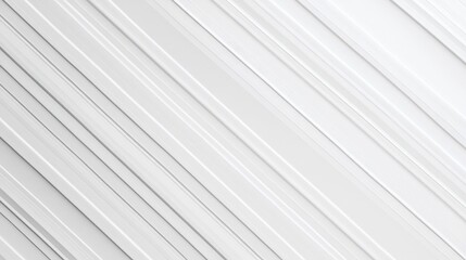 Obraz premium Minimalist abstract background with faint diagonal stripes on a plain white backdrop, offering a clean and simple visual.
