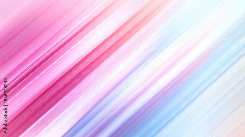 Poster minimalistic abstract background with soft pastel diagonal stripes blending smoothly, offering a cal