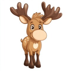 Obraz premium vector graphic of a cute moose