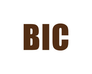 BIC logo design vector template. BIC