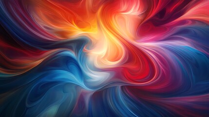 Fototapeta premium Abstract colorful swirl background.