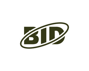 BID logo design vector template. BID
