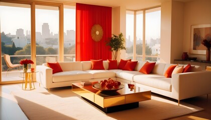 Photo interior modern design room 3d illustration